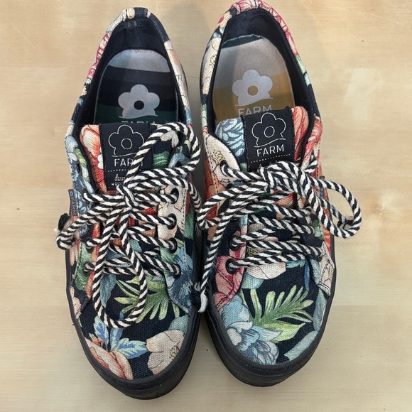 FARM Rio Floral Platform trainers - Picture 6 of 11